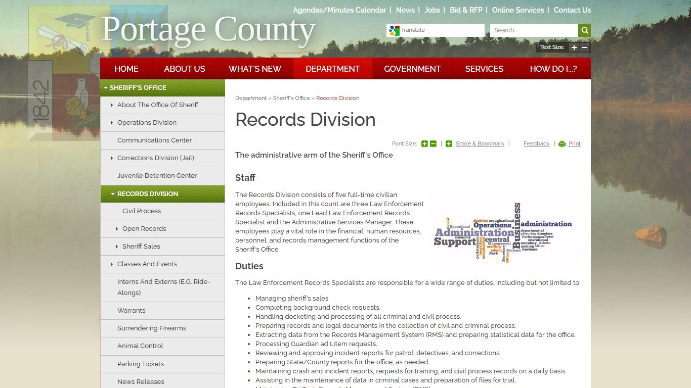 Records Division | Portage County, WI
